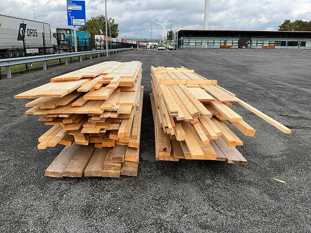 Vuren bouwhout ruw en geschaafd +/-7m3 - afbeelding 15 van  16