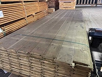 Vuren channelsiding groen geïmpregneerd 18x145mm, lengte 320cm (160x) - afbeelding 1 van  3