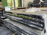 Vuren design profiel zwart gecoat 22x142mm, lengte 360cm (50x) - afbeelding 3 van  3