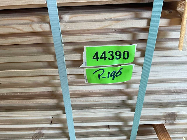 Vuren dubbel triple profiel 224x14,2x2,7 cm (232x) - afbeelding 6 van  6