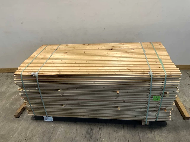 Vuren dubbel triple profiel 224x14,2x2,7 cm (232x) - afbeelding 2 van  6