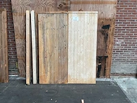Vuren dubbele deur in kozijn 192x150 cm - afbeelding 1 van  3