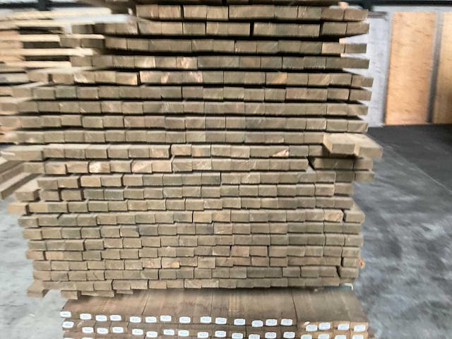Vuren geïmpregneerde balk 250x3x6 cm (100x) - afbeelding 6 van  8