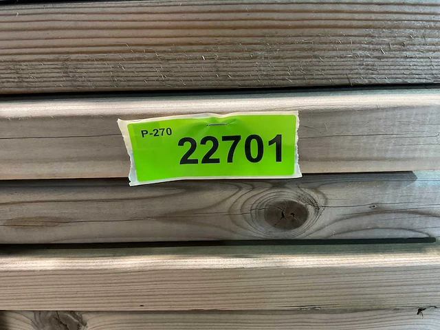 Vuren gording - 480x14,5x4,5 cm (77x) - afbeelding 7 van  7