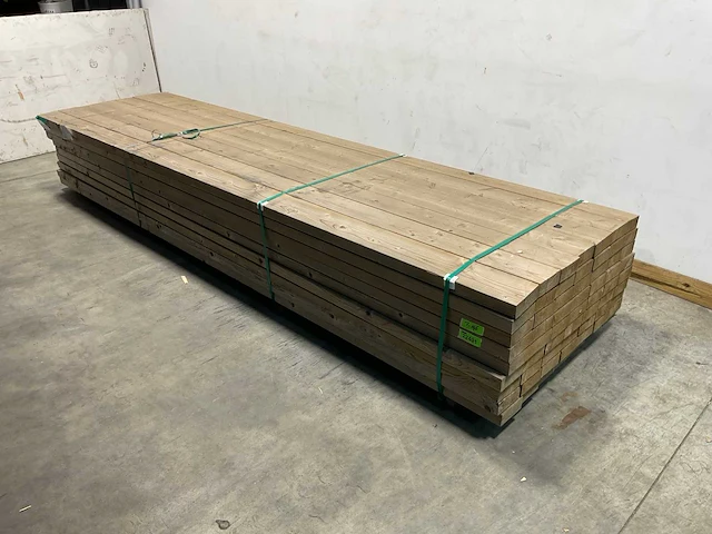 Vuren gording balk geïmpregneerd 400x15,4x5,8 cm (31x) - afbeelding 3 van  6