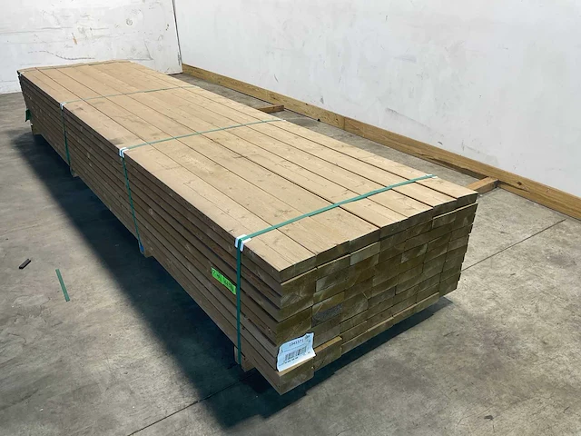 Vuren gording van 400x14,5x4,5 cm (35x) - afbeelding 2 van  6