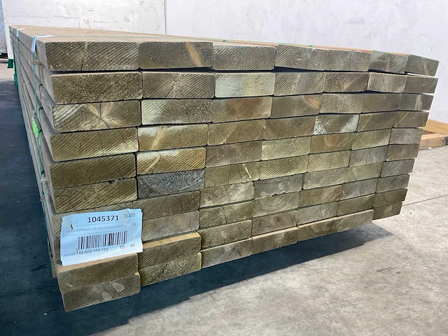 Vuren gording van 400x14,5x4,5 cm (35x) - afbeelding 4 van  6