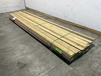 Vuren halfhout rabat geïmpregneerd 420x15x2 cm (56x) - afbeelding 1 van  7
