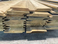 Vuren halfhout rabat geïmpregneerd 420x15x2 cm (56x) - afbeelding 6 van  7