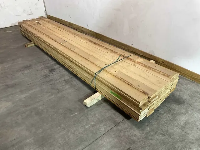Vuren lat - 400x12x2,5 cm (30x) - afbeelding 2 van  6