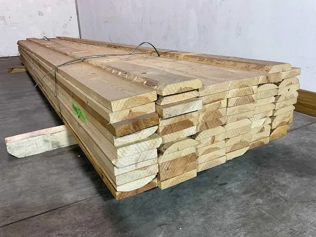 Vuren lat - 400x12x2,5 cm (30x) - afbeelding 4 van  6