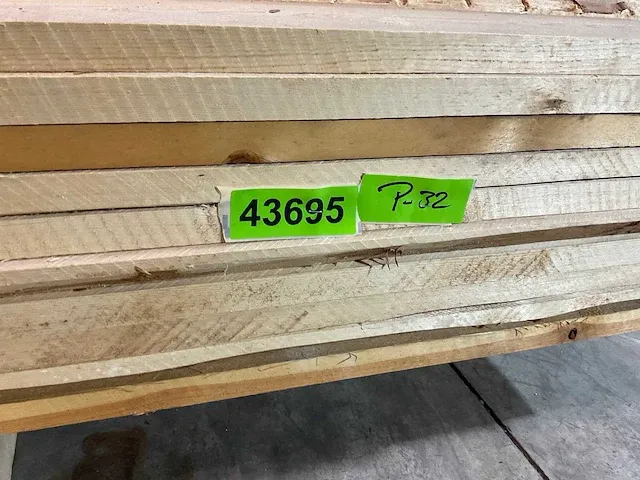 Vuren lat - 400x12x2,5 cm (30x) - afbeelding 6 van  6