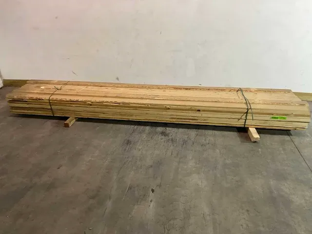 Vuren lat - 400x12x2,5 cm (32x) - afbeelding 1 van  6