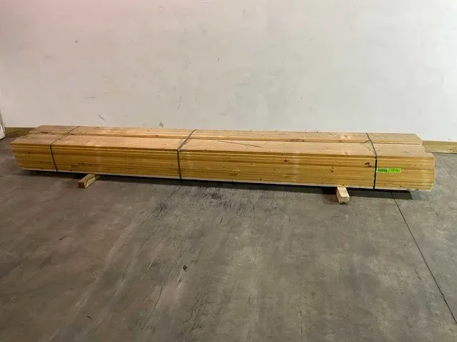 Vuren lat - 400x12x2,5 cm (57x) - afbeelding 1 van  6
