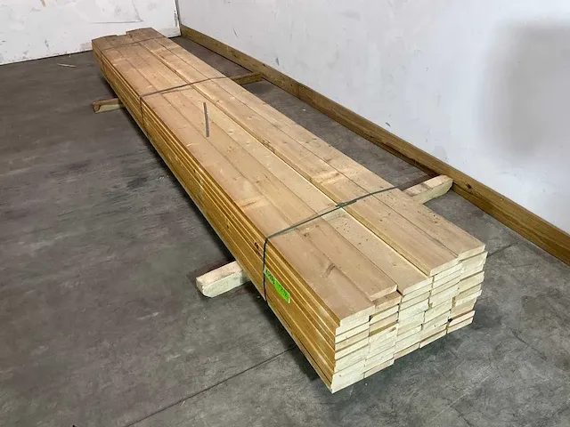 Vuren lat - 400x12x2,5 cm (57x) - afbeelding 2 van  6