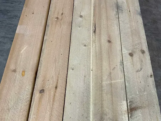 Vuren lat - 400x12x2,5 cm (57x) - afbeelding 3 van  6