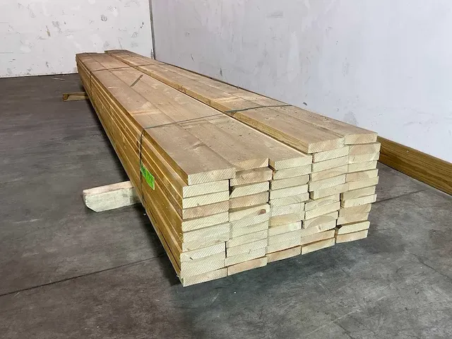 Vuren lat - 400x12x2,5 cm (57x) - afbeelding 5 van  6