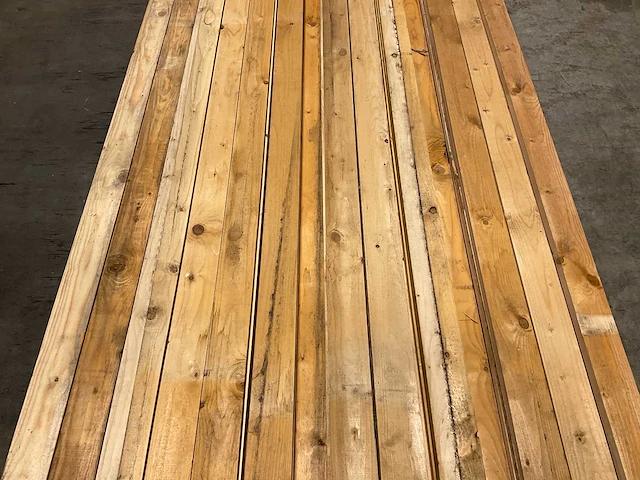 Vuren lat 360x7x1,8 cm (134x) - afbeelding 4 van  6