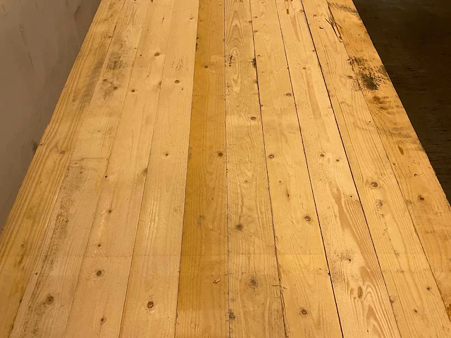 Vuren lat 390x10x2,2 cm (100x) - afbeelding 3 van  6