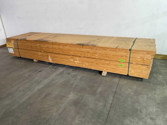 Vuren lat 390x7x1,8 cm (150x) - afbeelding 1 van  6
