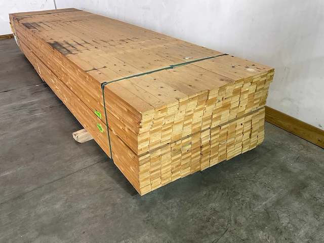 Vuren lat 390x7x1,8 cm (150x) - afbeelding 2 van  6