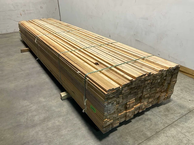 Vuren lat 420x3x2 cm (601x) - afbeelding 3 van  5