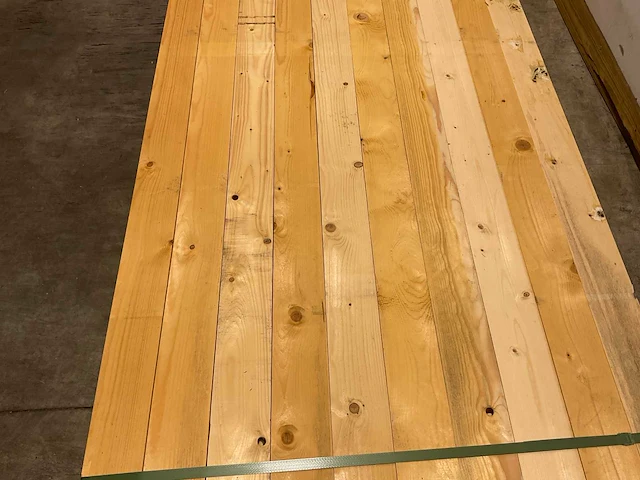 Vuren lat 540x10x2,2 cm (90x) - afbeelding 3 van  5