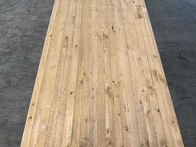 Vuren lat geschaafd 300x3,8x1,1 cm (184x) - afbeelding 3 van  6