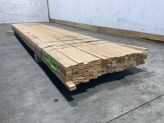 Vuren lat geschaafd 300x3,8x1,1 cm (184x) - afbeelding 4 van  6