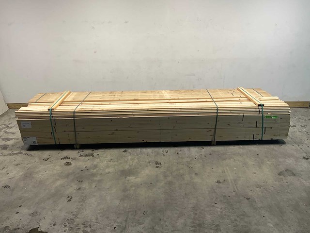 Vuren lat geschaafd 420x4,2x2 cm (350x) - afbeelding 2 van  7