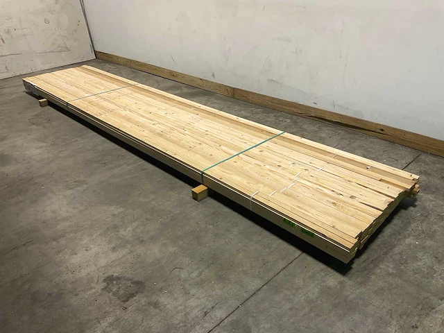 Vuren lat geschaafd 480x4,2x2 cm (120x) - afbeelding 1 van  7