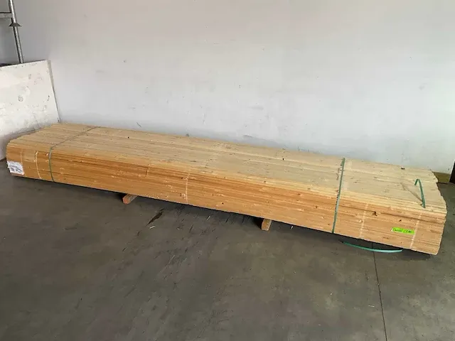 Vuren lat geschaafd 480x7x1,8 cm (60x) - afbeelding 1 van  5