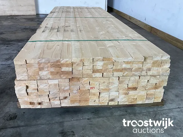 Vuren latten 300x7x3 cm - afbeelding 3 van  5