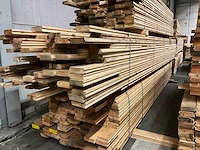 Vuren messing en groef plank - afbeelding 2 van  3