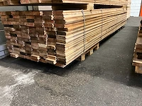 Vuren messing en groef plank - afbeelding 3 van  3