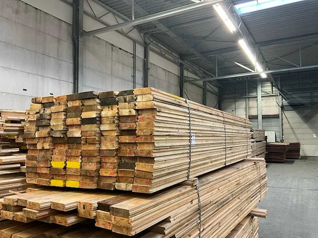 Vuren messing en groef vloerplank - afbeelding 2 van  3