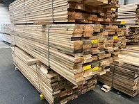 Vuren messing en groef vloerplank - afbeelding 1 van  3