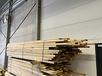 Vuren messing en groef vloerplank