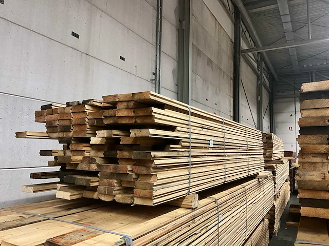 Vuren messing en groef vloerplank - afbeelding 2 van  3