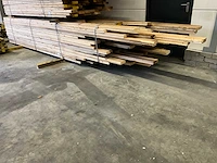 Vuren messing en groef vloerplank