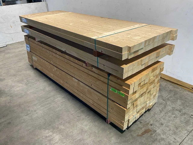 Vuren metselprofiel onbehandeld 295x7,6x6,6 cm (50x) - afbeelding 1 van  7