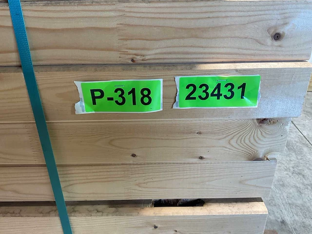 Vuren metselprofiel onbehandeld 295x7,6x6,6 cm (50x) - afbeelding 7 van  7