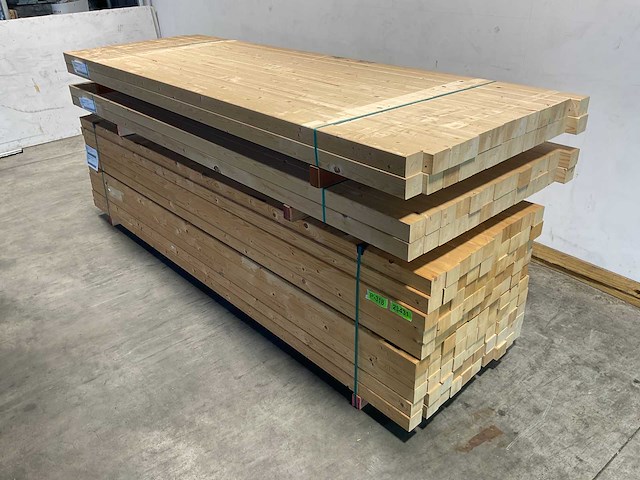 Vuren metselprofiel onbehandeld 295x7,6x6,6 cm (50x) - afbeelding 1 van  7