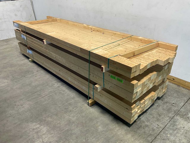 Vuren metselprofiel onbehandeld 355x7,6x6,6 cm (45x) - afbeelding 1 van  7