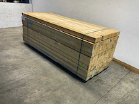 Vuren paal 300x9.8x9.8 cm (25x) - afbeelding 1 van  6