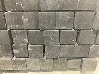 Vuren paal geschaafd zwart geïmpregneerd 250x12x12 cm (20x) - afbeelding 5 van  6