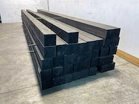 Vuren paal verlijmd geschaafd 500x12x12 cm (15x) - afbeelding 2 van  5