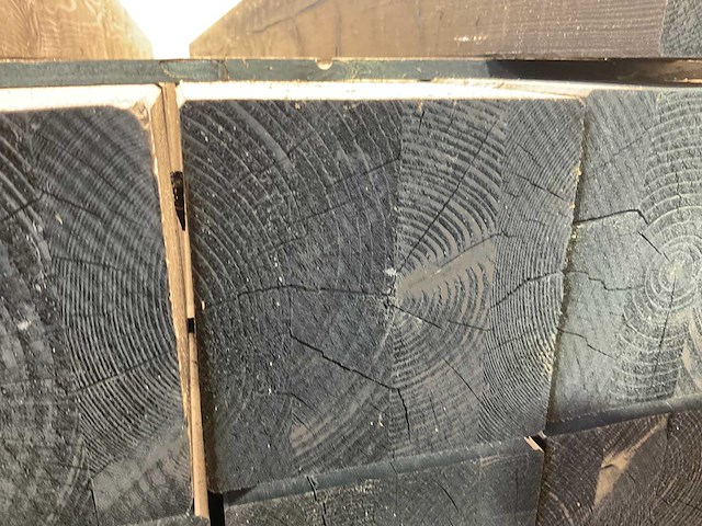 Vuren paal verlijmd geschaafd 500x14x14 cm (10x) - afbeelding 4 van  6