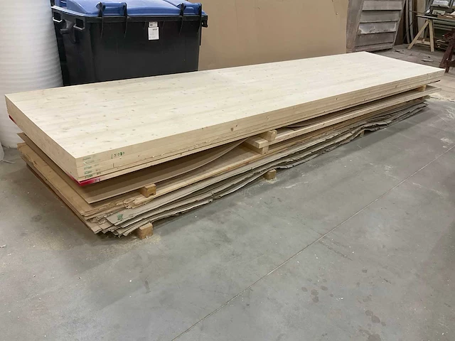 Vuren paneel 500x121x2,7 cm (5x) - afbeelding 1 van  6