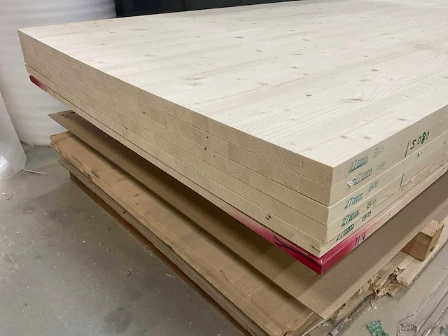 Vuren paneel 500x121x2,7 cm (5x) - afbeelding 3 van  6
